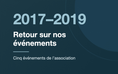 Retour sur nos événements (2017–2019)